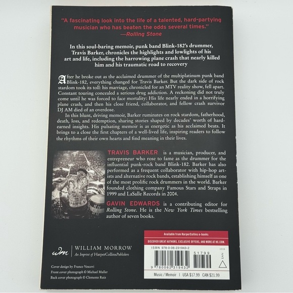 Can I Say by Travis Barker and Gavin Edwards - Paperback - Picture 2 of 3